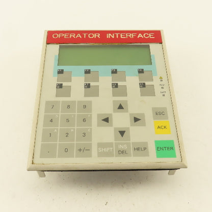 Siemens 6AV3 607-1JC20-0AX1 OP 7-DP Operator Panel