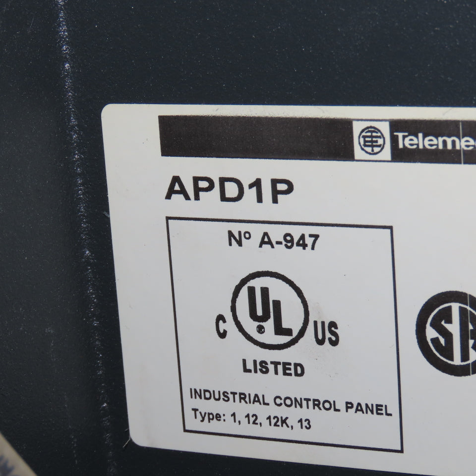 Telemecanique APD1P Operator Interface Electrical Enclosure 14"x13-3/4"x6"