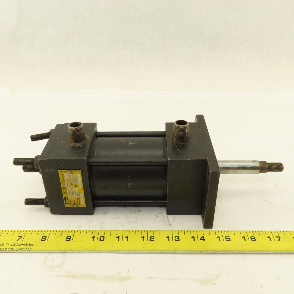 Parker CKJTC2AU14A/14AC 2-1/2" Bore 2" Double Stroke Double Acting Air Cylinder