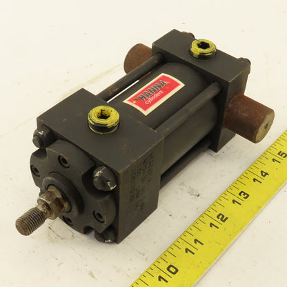 Hanna MT2-3A 2" Bore 1-1/2" Stroke Double Acting Rear Trunnion Air Cylinder
