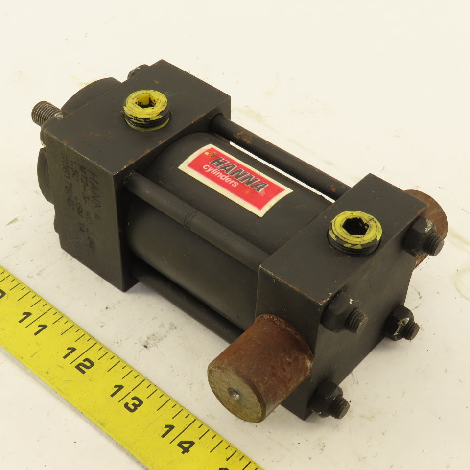 Hanna MT2-3A 2" Bore 1-1/2" Stroke Double Acting Rear Trunnion Air Cylinder