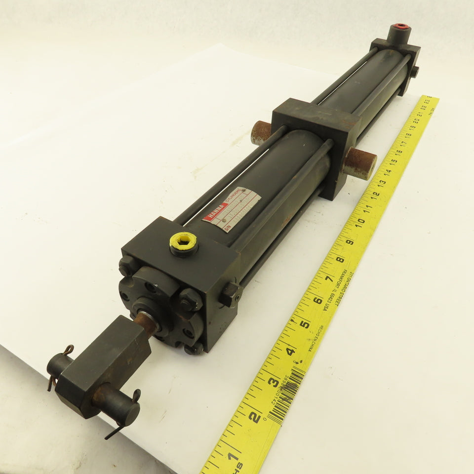 Hanna MT43ACC2.00 2" Bore 17" Stroke Trunnion Mount Hydraulic Cylinder