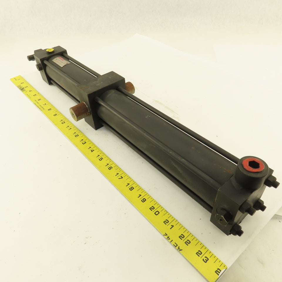 Hanna MT43ACC2.00 2" Bore 17" Stroke Trunnion Mount Hydraulic Cylinder