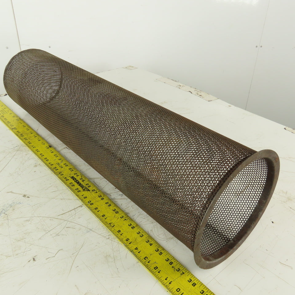 Carbon Steel  Strainer Basket 7-1/4" Diameter x 30" Length 8-1/4" Flange