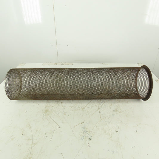 Carbon Steel  Strainer Basket 7-1/4" Diameter x 30" Length 8-1/4" Flange