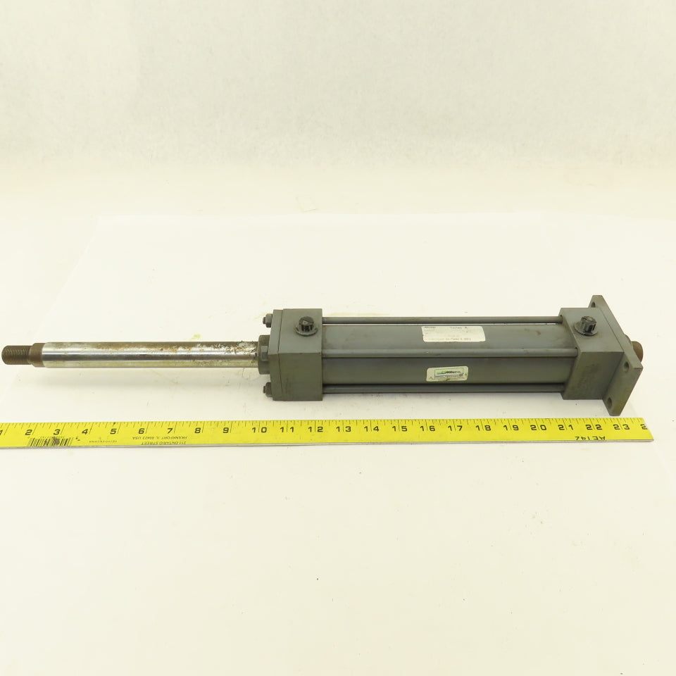 Miller DA-61R42N 2" Bore 8" Double Ended Stroke Air Cylinder 250 PSI