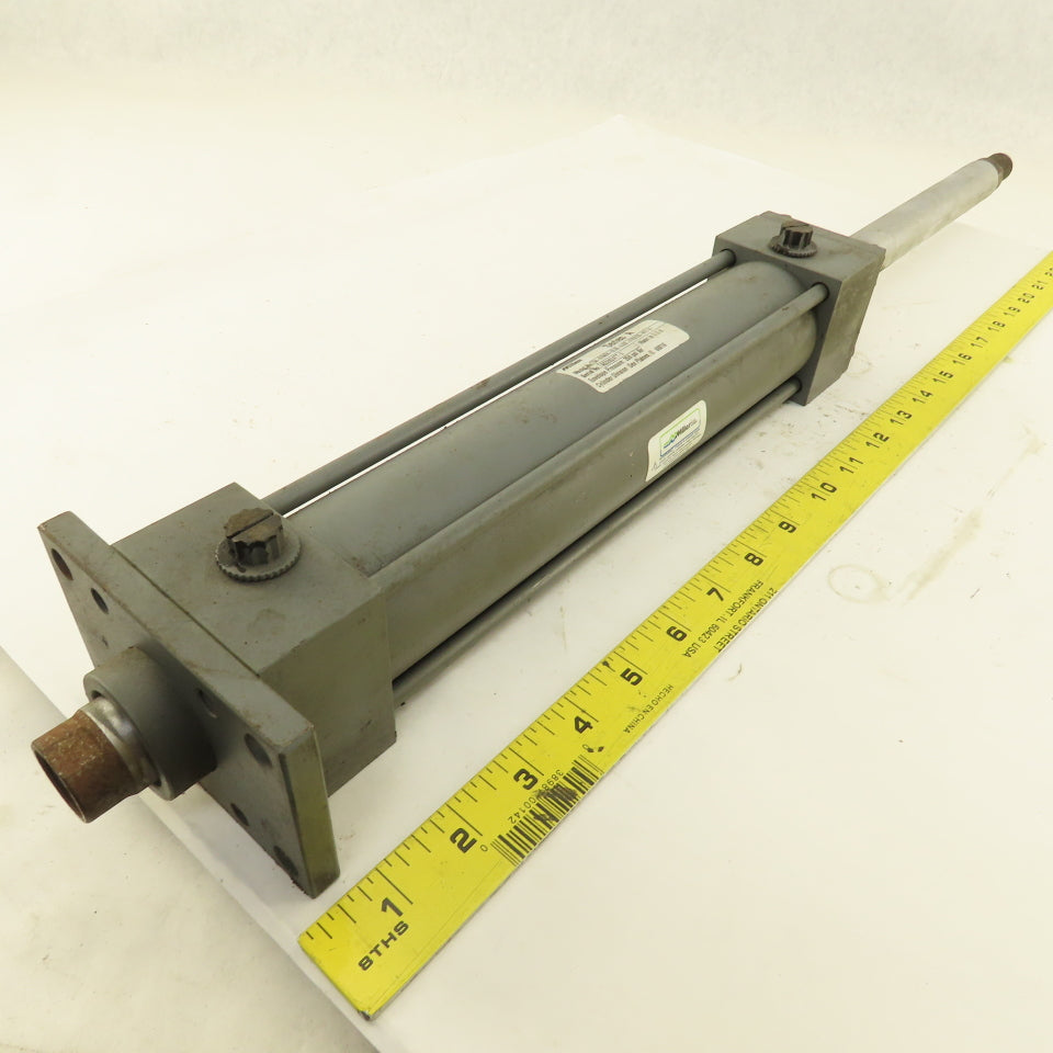 Miller DA-61R42N 2" Bore 9" Double Ended Stroke Air Cylinder 250 PSI
