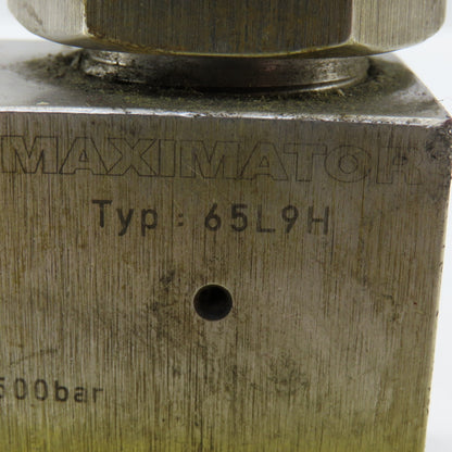 Maximator 65L9H 3/4" Stainless Steel High Pressure Hydraulic Elbow 65,000PSI