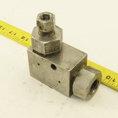 Maximator 65L9H 3/4" Stainless Steel High Pressure Hydraulic Elbow 65,000PSI