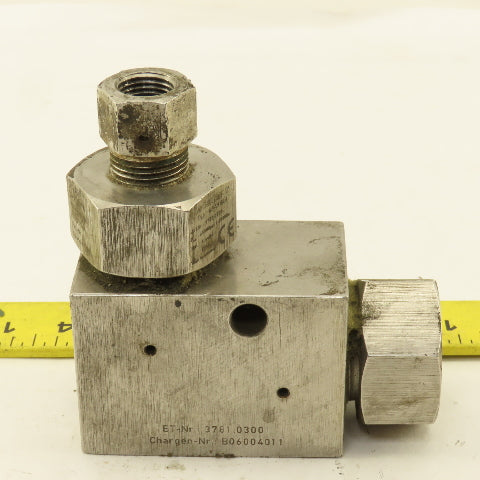 Maximator 65L9H 3/4" Stainless Steel High Pressure Hydraulic Elbow 65,000PSI