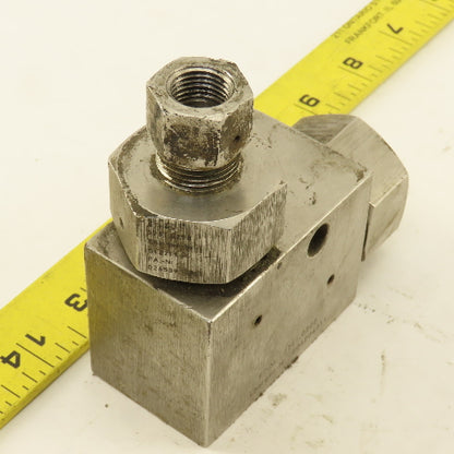 Maximator 65L9H 3/4" Stainless Steel High Pressure Hydraulic Elbow 65,000PSI