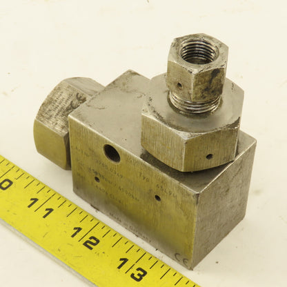 Maximator 65L9H 3/4" Stainless Steel High Pressure Hydraulic Elbow 65,000PSI