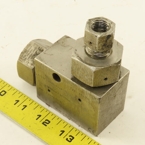 Maximator 65L9H 3/4" Stainless Steel High Pressure Hydraulic Elbow 65,000PSI