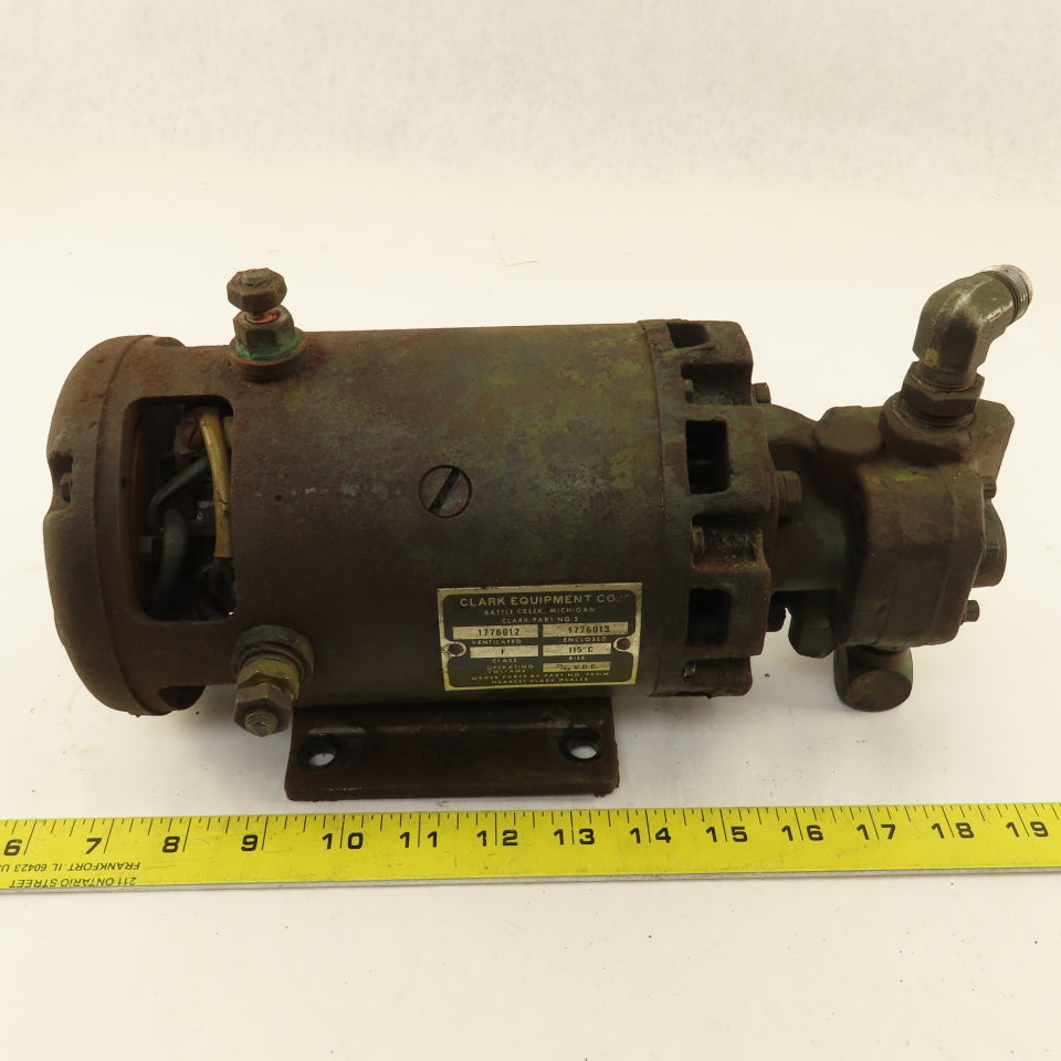 Clark 1776012 & 1776013 36/48VDC Forklift Electric Motor W/Hydraulic Pump
