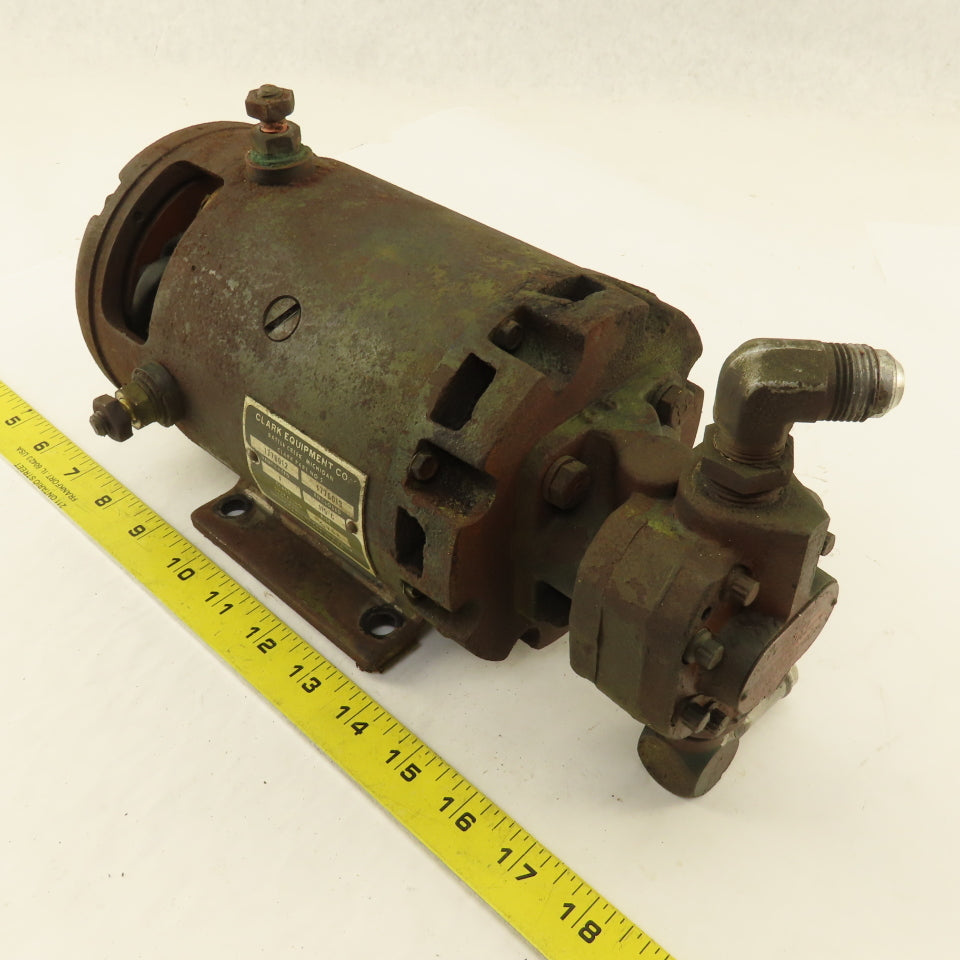 Clark 1776012 & 1776013 36/48VDC Forklift Electric Motor W/Hydraulic Pump