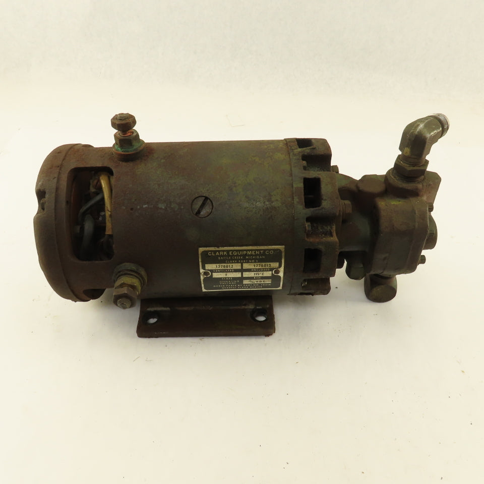 Clark 1776012 & 1776013 36/48VDC Forklift Electric Motor W/Hydraulic Pump