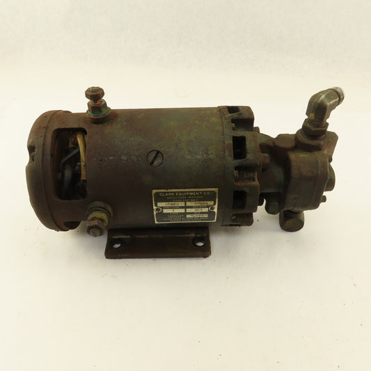 Clark 1776012 & 1776013 36/48VDC Forklift Electric Motor W/Hydraulic Pump