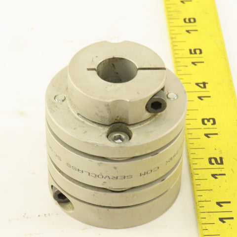 Zero-Max Servoclass SC050 Aluminum Flexible Coupling 24mm x 16mm Shafts