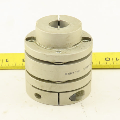 Zero-Max Servoclass SC050 Aluminum Flexible Coupling 24mm x 16mm Shafts