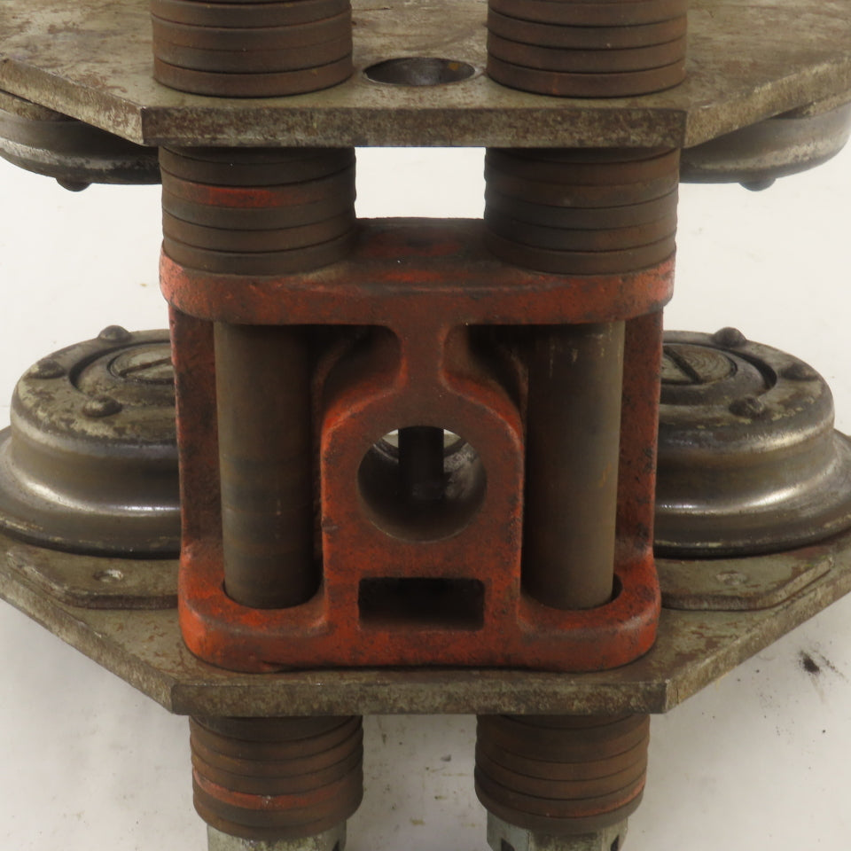 CM 1 Ton Low Headroom Pin Mount Manual Push Hoist Trolley 2" to 4-1/4" Beam