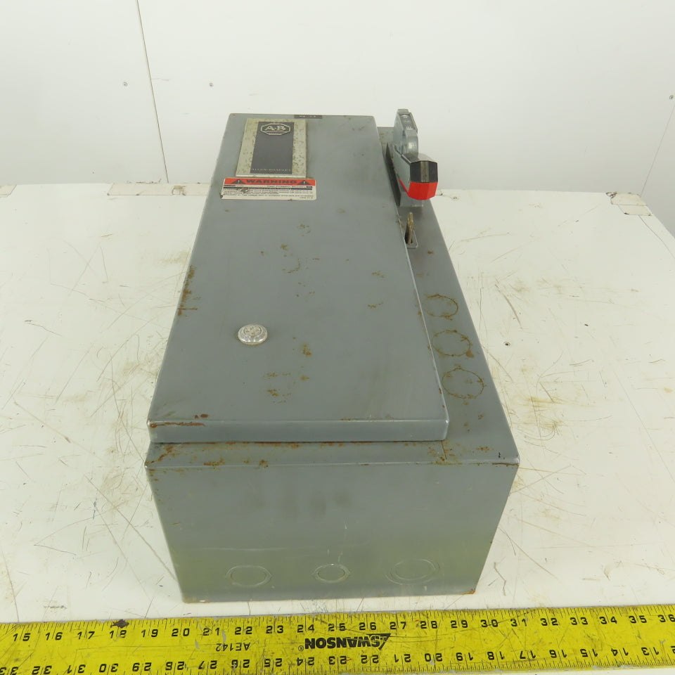 Allen Bradley 512-BAB-6-24 Combination Motor Starter Enclosure 509-B0D Sz 1 10Hp