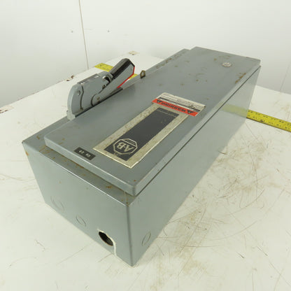 Allen Bradley 512-BAB-6-24 Combination Motor Starter Enclosure 509-B0D Sz 1 10Hp