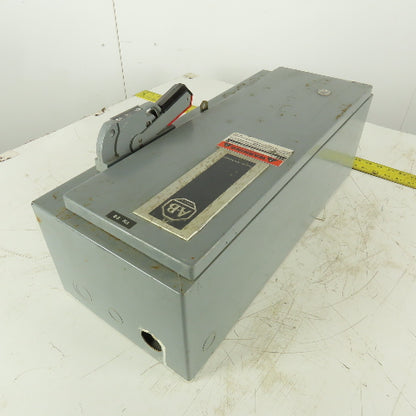 Allen Bradley 512-BAB-6-24 Combination Motor Starter Enclosure 509-B0D Sz 1 10Hp