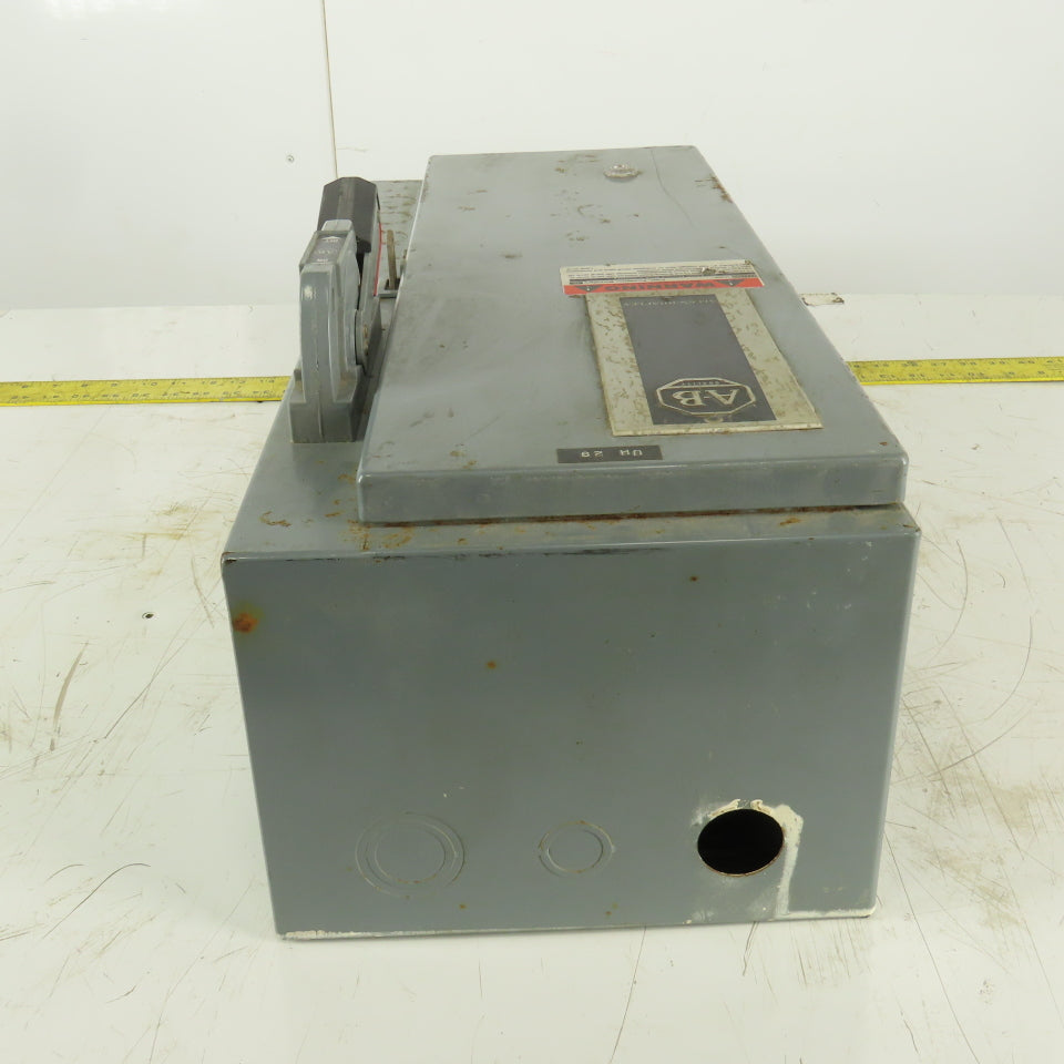 Allen Bradley 512-BAB-6-24 Combination Motor Starter Enclosure 509-B0D Sz 1 10Hp