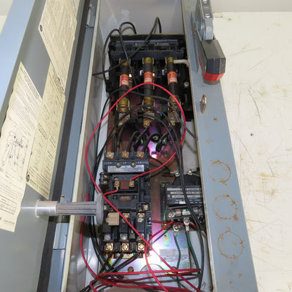 Allen Bradley 512-BAB-6-24 Combination Motor Starter Enclosure 509-B0D Sz 1 10Hp