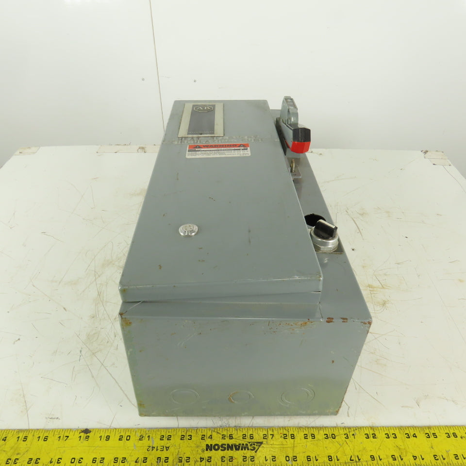 Allen Bradley 512-BACD-24 Combination Motor Starter Enclosure 509-B0D Sz 1 10Hp