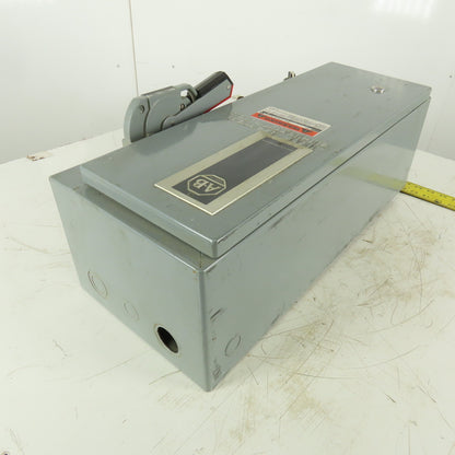 Allen Bradley 512-BACD-24 Combination Motor Starter Enclosure 509-B0D Sz 1 10Hp