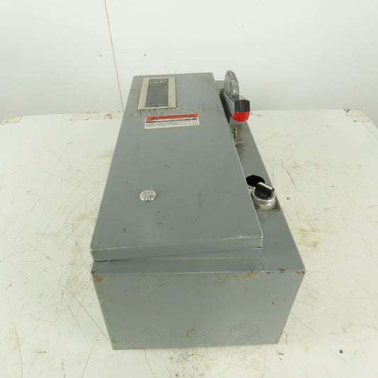Allen Bradley 512-BACD-24 Combination Motor Starter Enclosure 509-B0D Sz 1 10Hp