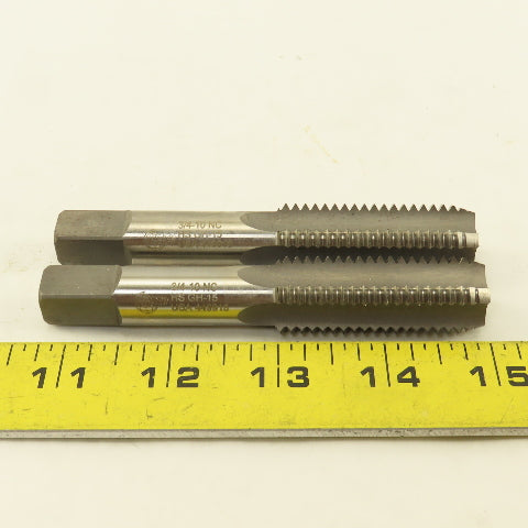 NATC 3/4"-10 NC HS GH-15 Plug Tap 4 Straight Flute Made In USA Lot Of 2