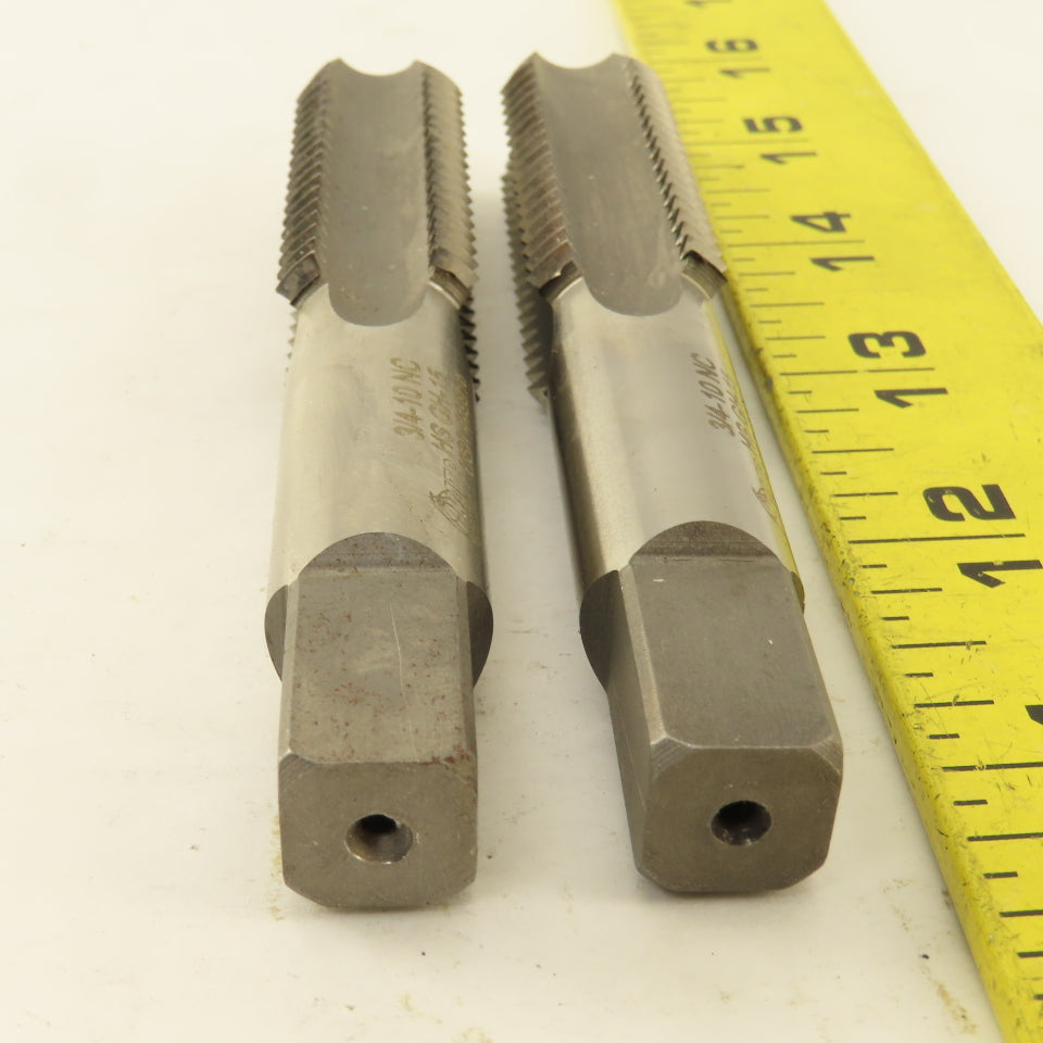 NATC 3/4"-10 NC HS GH-15 Plug Tap 4 Straight Flute Made In USA Lot Of 2