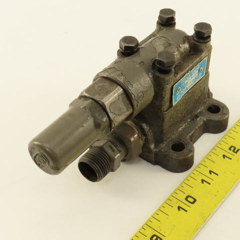 Nippon Gearotor Type 2VB Hydraulic Relief Valve 1/2" NPT