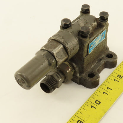 Nippon Gearotor Type 2VB Hydraulic Relief Valve 1/2" NPT