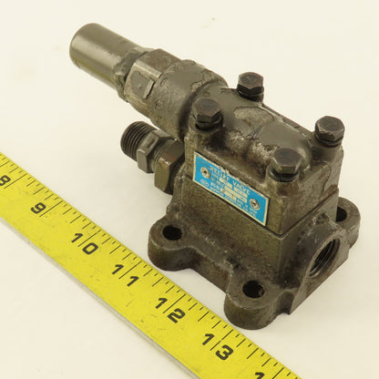 Nippon Gearotor Type 2VB Hydraulic Relief Valve 1/2" NPT