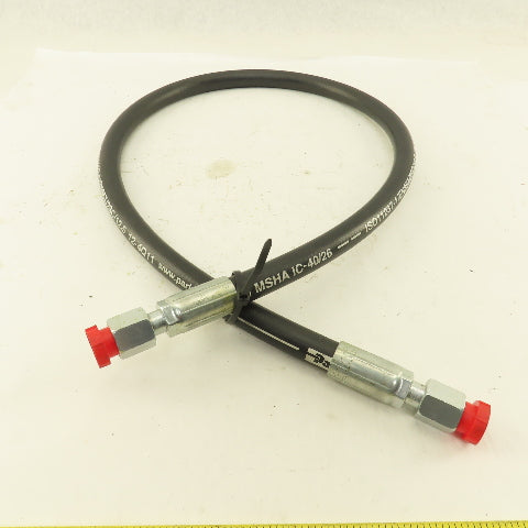 Parker 3/4" (-8) Female Swivel JIC Hydraulic Hose Assembly 3'