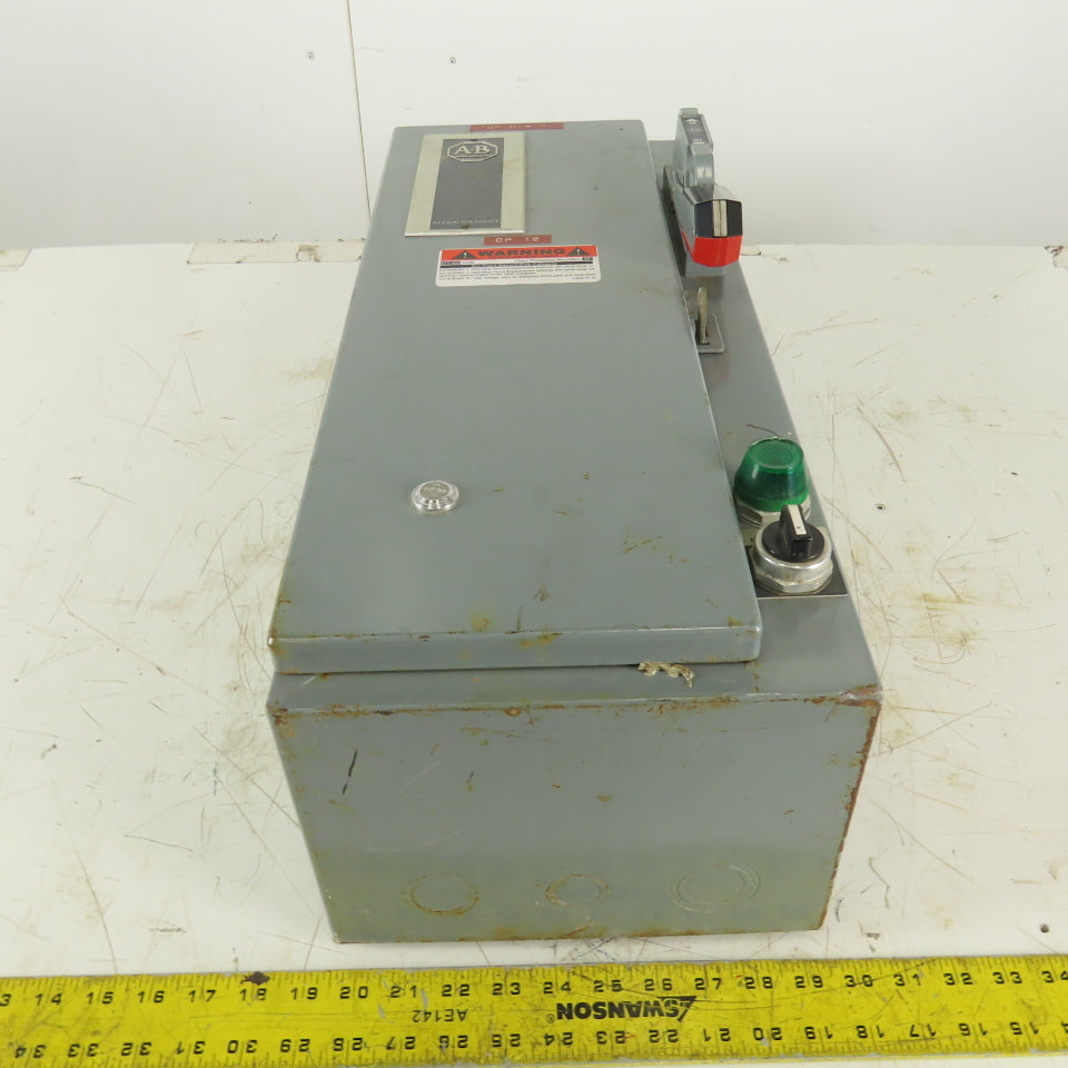 Allen Bradley BAB-3-4G-6X-24 Combination Motor Starter Enclosure 509-B0D Size 1
