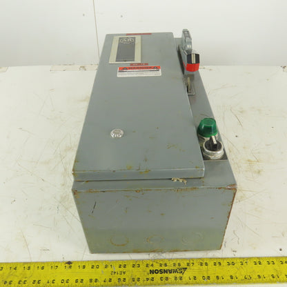 Allen Bradley BAB-3-4G-6X-24 Combination Motor Starter Enclosure 509-B0D Size 1