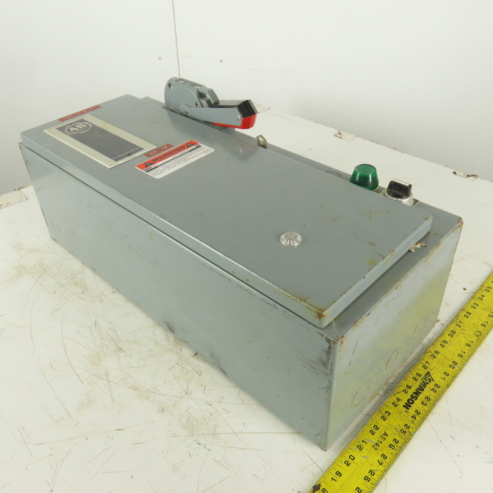 Allen Bradley BAB-3-4G-6X-24 Combination Motor Starter Enclosure 509-B0D Size 1