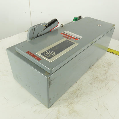 Allen Bradley BAB-3-4G-6X-24 Combination Motor Starter Enclosure 509-B0D Size 1