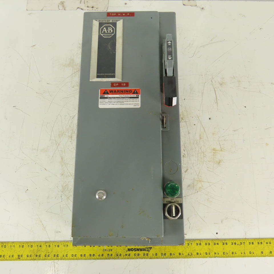 Allen Bradley BAB-3-4G-6X-24 Combination Motor Starter Enclosure 509-B0D Size 1