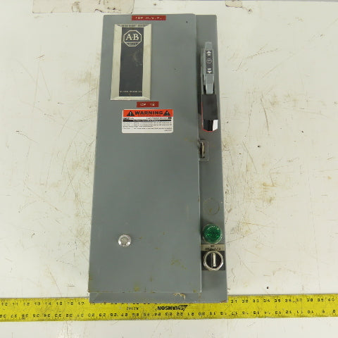 Allen Bradley BAB-3-4G-6X-24 Combination Motor Starter Enclosure 509-B0D Size 1