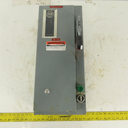 Allen Bradley BAB-3-4G-6X-24 Combination Motor Starter Enclosure 509-B0D Size 1