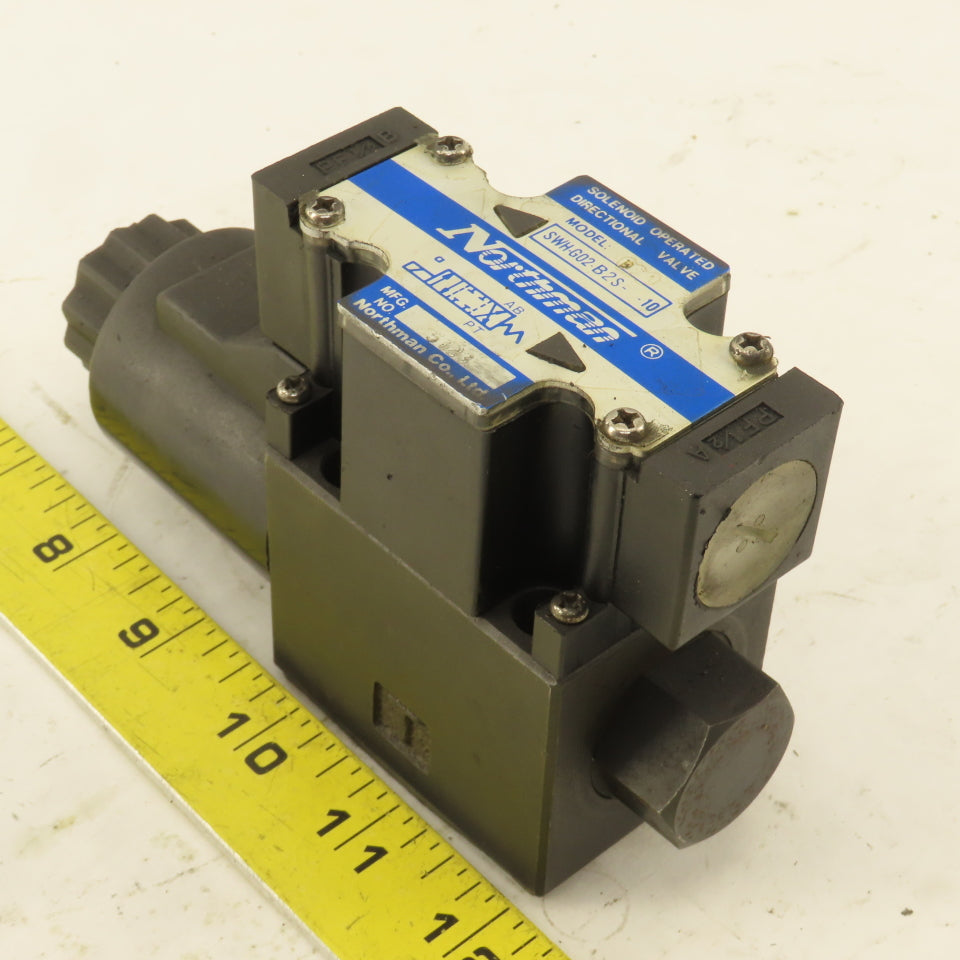 Northman SWH-G02-B2S-D24-10 Single Solenoid Hydraulic Valve 4/3 Way Closed 24VDC
