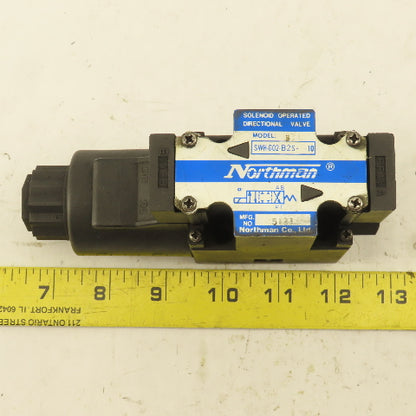 Northman SWH-G02-B2S-D24-10 Single Solenoid Hydraulic Valve 4/3 Way Closed 24VDC
