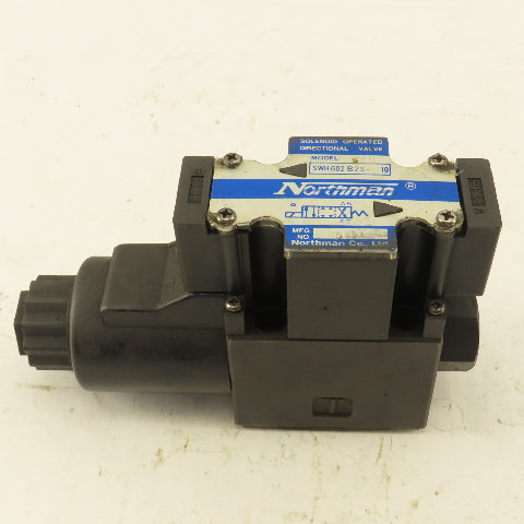 Northman SWH-G02-B2S-D24-10 Single Solenoid Hydraulic Valve 4/3 Way Closed 24VDC