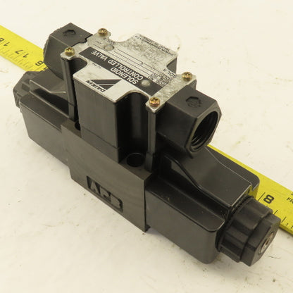 Daikin KS0-G02-2CA-30 Double Solenoid Hydraulic Valve 4/3 Way Closed 100V