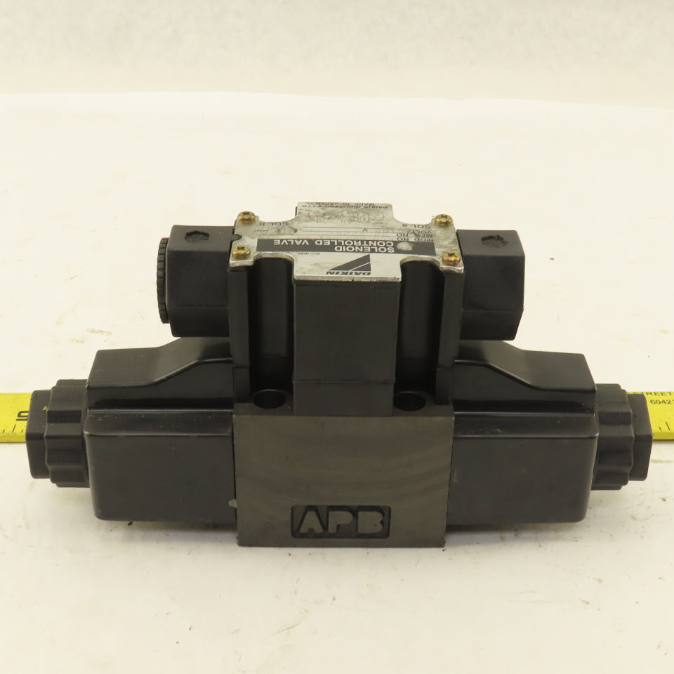 Daikin KS0-G02-2CA-30 Double Solenoid Hydraulic Valve 4/3 Way Closed 100V